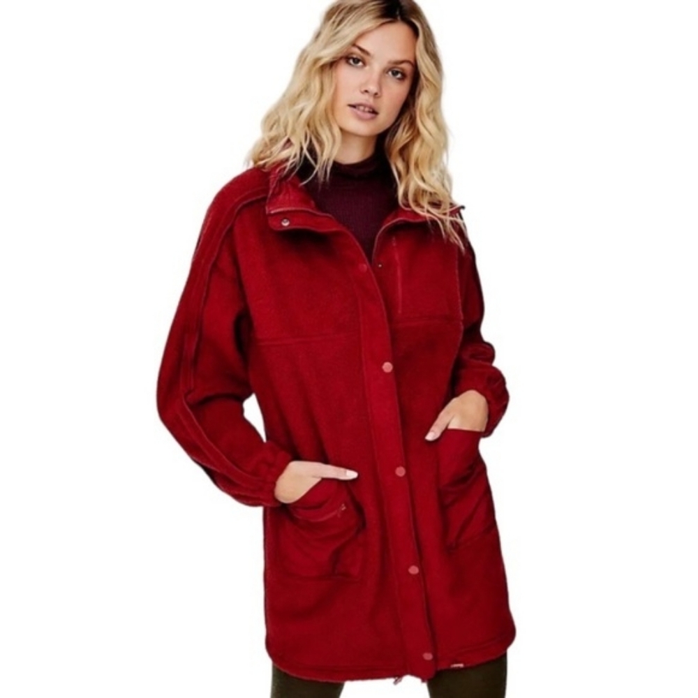 Free People Oversized Fleece Jacket